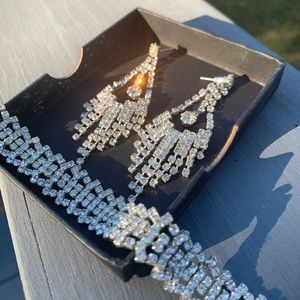 PROM EARRINGS BRACELET BUNDLE